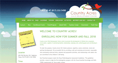 Desktop Screenshot of countryacreschildcare.com